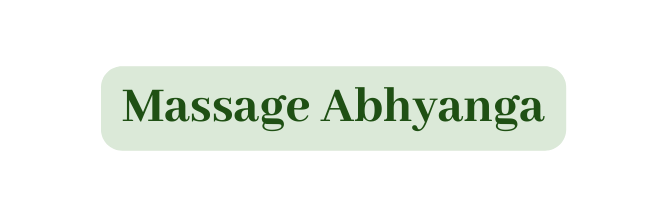 Massage Abhyanga